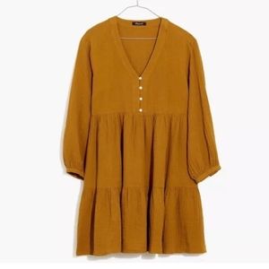 Madewell Lightspun Colette Mini Dress Size 10